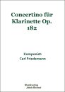 Concertino f&uuml;r Klarinette Op. 182