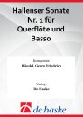 Hallenser Sonate Nr. 1 f&uuml;r Querfl&ouml;te und Basso