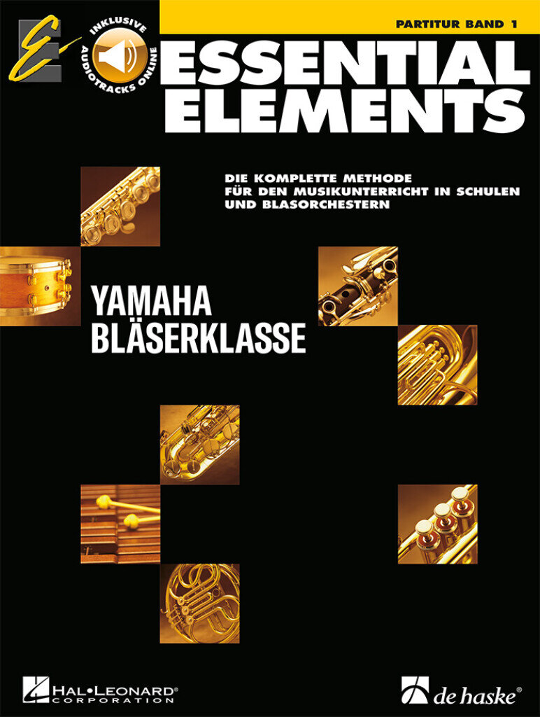 Essential Elements Band 1 für Horn mit 2 CDs  9789043112345 Notenklammer 