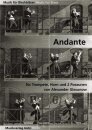 Andante - für Blechbläser Quartett 2 Trompeten,...