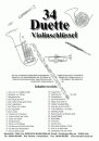 34 Duette im Violinschl&uuml;ssel