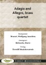 Adagio and Allegro, brass quartet