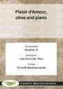 Plaisir dAmour, oboe and piano
