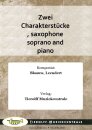 Zwei Charakterst&uuml;cke , saxophone soprano and piano