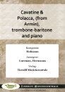 Cavatine & Polacca, (from Armin), trombone-baritone...
