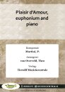 Plaisir dAmour, euphonium and piano