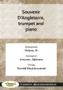 Souvenir DAngleterre, trumpet and piano