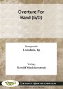 Overture For Band (G/D)