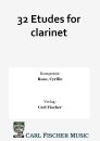 32 Etudes for clarinet