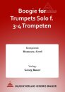 Boogie for Trumpets Solo f. 3-4 Trompeten