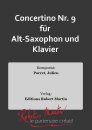 Concertino Nr. 9 f&uuml;r Alt-Saxophon und Klavier