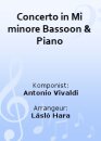 Concerto in Mi minore (Bassoon & Piano)