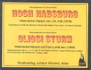 Hoch Habsburg komp. 1879 / Oliosi Sturm Historischer Marsch