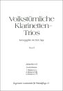 Volkst&uuml;mliche Klarinettentrios, Band I