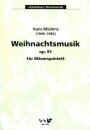 Weihnachtsmusik f&uuml;r Bl&auml;serquintett, op. 91