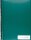 Marschnotenmappe Hochformat (12,4 x 17,8 cm) grün (10 Innentaschen)
