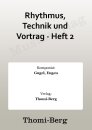 Rhythmus, Technik und Vortrag - Heft 2