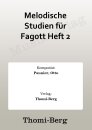Melodische Studien für Fagott Heft 2