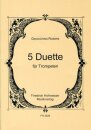 5 Duette für Trompeten