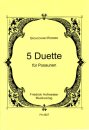 5 Duette f&uuml;r Posaunen