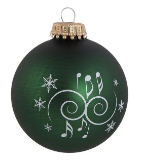 Weihnachtskugel Ornamente tannengr&uuml;n