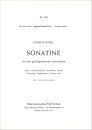 Sonatine f&uuml;r drei gleichstimmige Instrumente