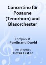 Concertino f&uuml;r Posaune (Tenorhorn) und Blasorchester