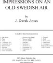 Impressions on an Old Swedish Air