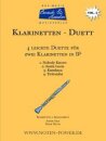 4 leichte Duette für Klarinette in Bb, Vol. 2