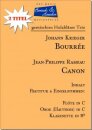 2 Holzbläser-Trios: Bourrée und Canon
