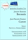 2 Saxofon-Trios: Bourrée und Canon (SAT)