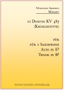 12 Duette KV 487 (Kegelduette)