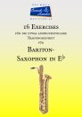 16 Exercises f&uuml;r Baritonsaxofon