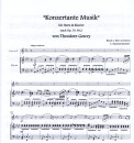 Konzertante Musik nach op. 19