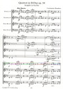 Quartett B-Dur op.38 (Ausgabe in As-Dur - 1 Ganzton tiefer)