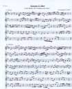 Sonate - Ausgabe in G-Dur (transponiert)