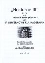 Trois Nocturnes f&uuml;r Horn und Harfe - Nocturne III