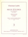 Neuf Etudes (9) pour Saxophones, cahier 3