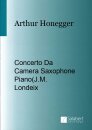 Concerto Da Camera Saxophone-Piano(J.M. Londeix