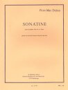 Sonatine For Alto Saxophone And Piano
