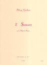 Seconde Sonate pour fl&ucirc;te et piano