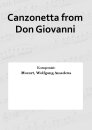 Canzonetta from Don Giovanni
