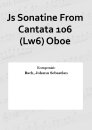 Js Sonatine From Cantata 106 (Lw6) Oboe