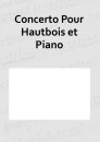 Concerto Pour Hautbois et Piano