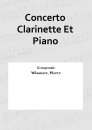 Concerto Clarinette Et Piano
