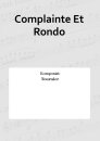 Complainte Et Rondo