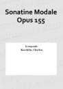 Sonatine Modale Opus 155