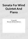 Sonata For Wind Quintet And Piano
