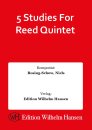 5 Studies For Reed Quintet