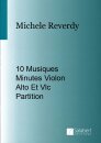 10 Musiques-Minutes Violon Alto Et Vlc Partition